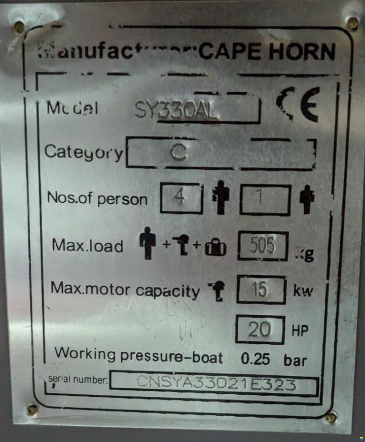 CAPE HORN SY330AL