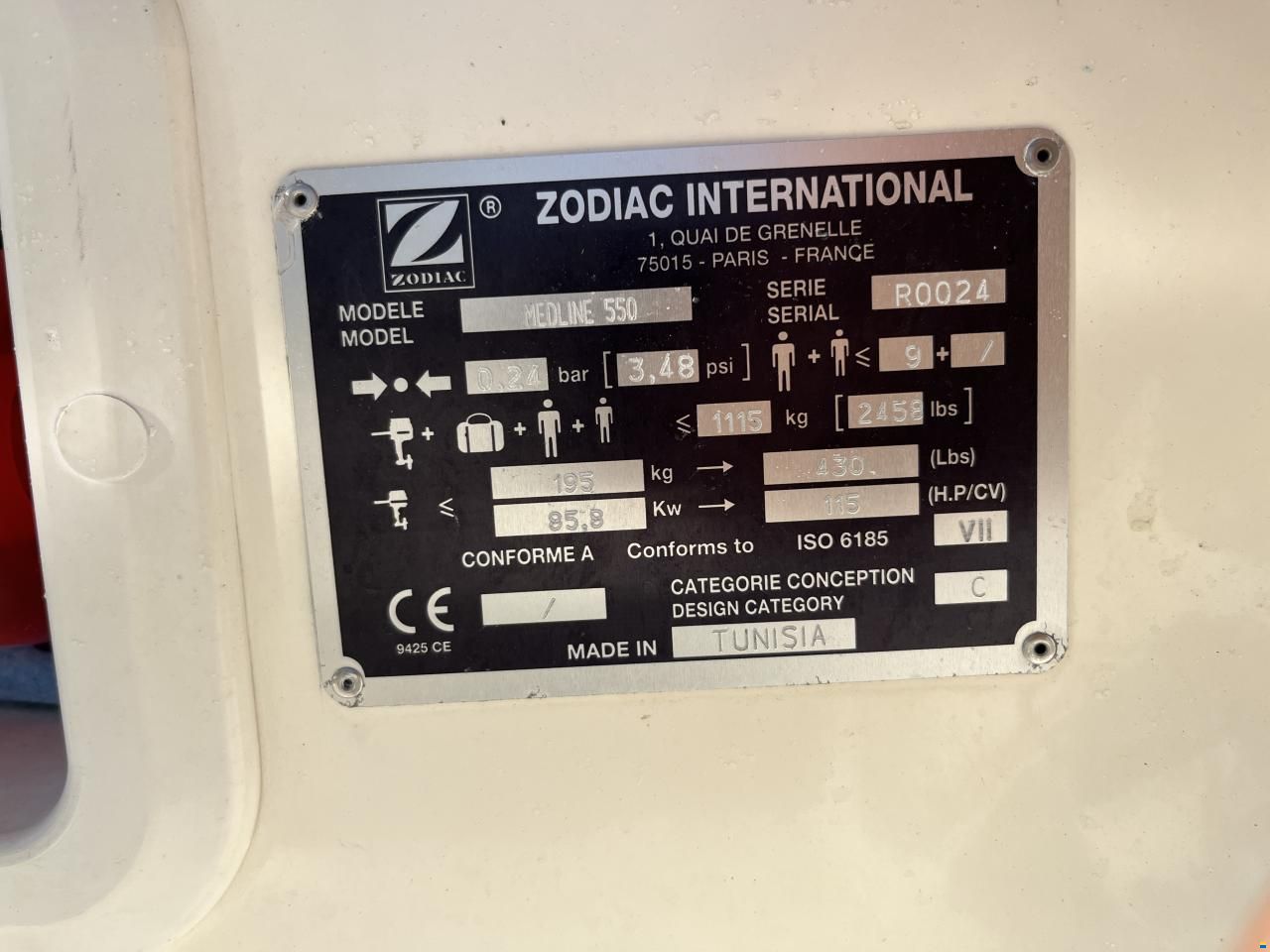 Zodiac Medline 550