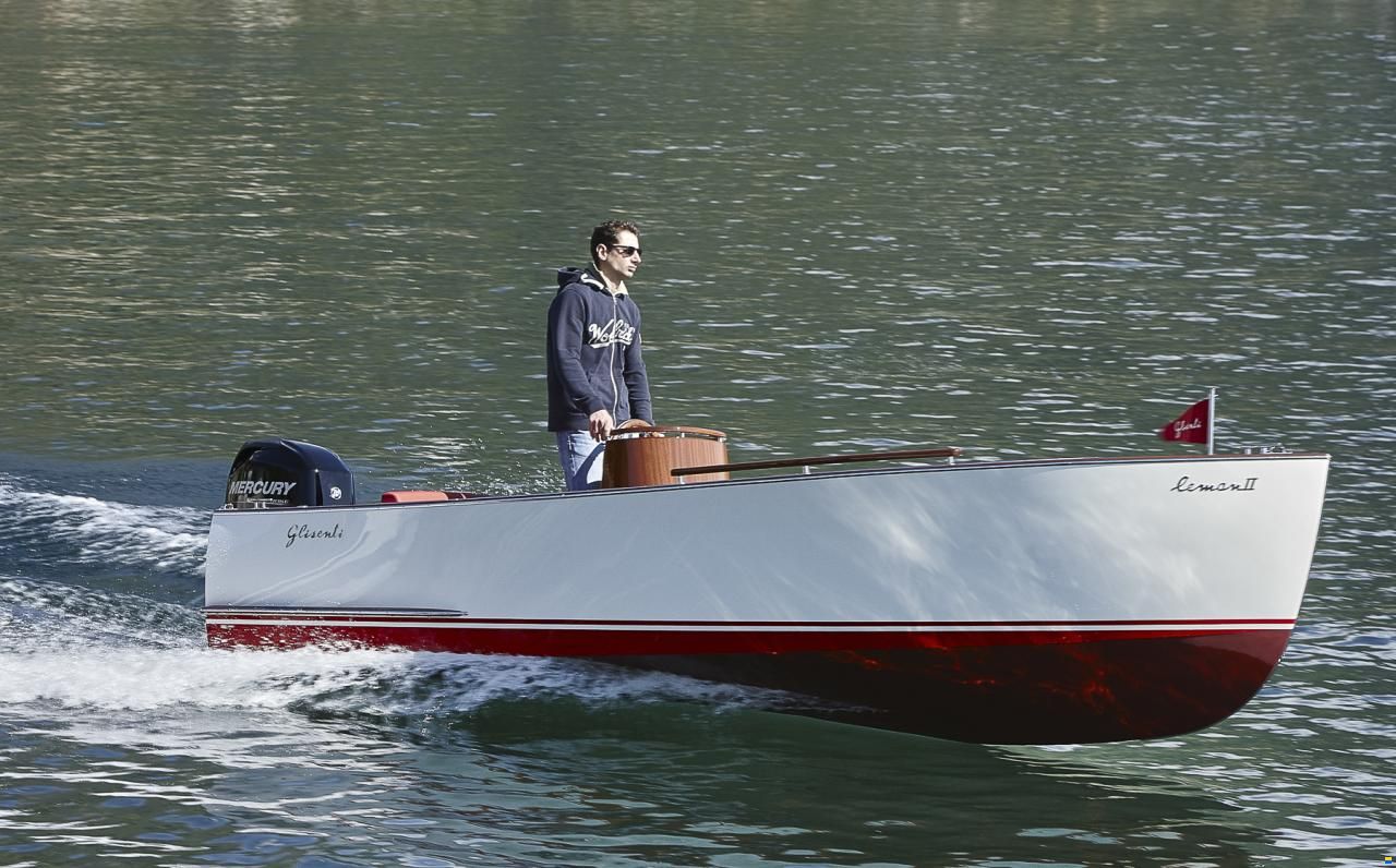 Glisenti Lancia artigianale in legno