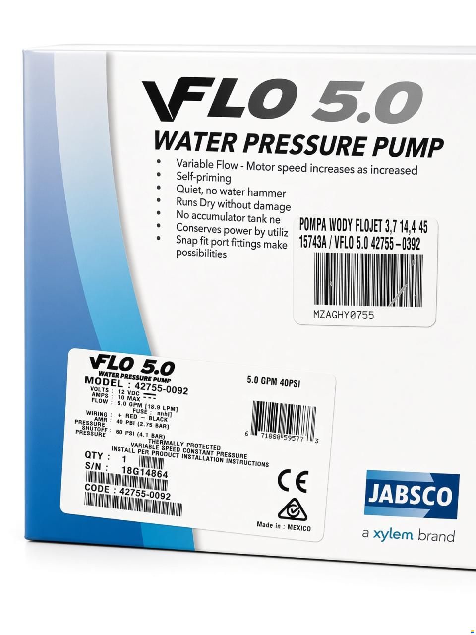 Lot mat&eacute;riel nautique neuf &ndash; Jabsco VFL