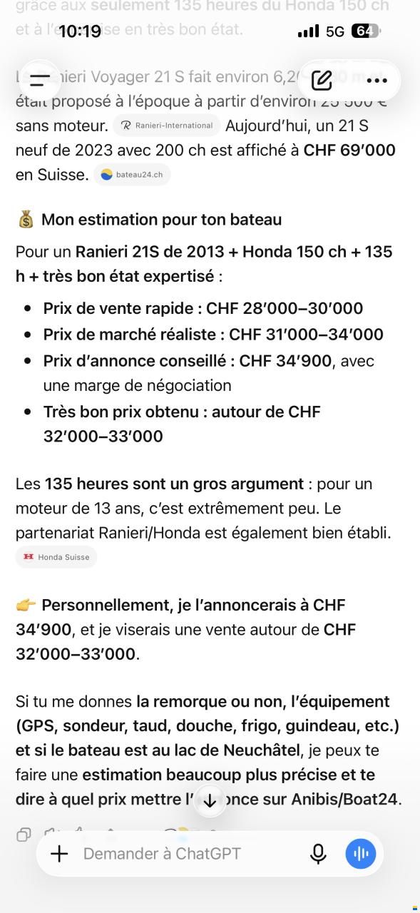 Ranieri 21S expertis&eacute;
