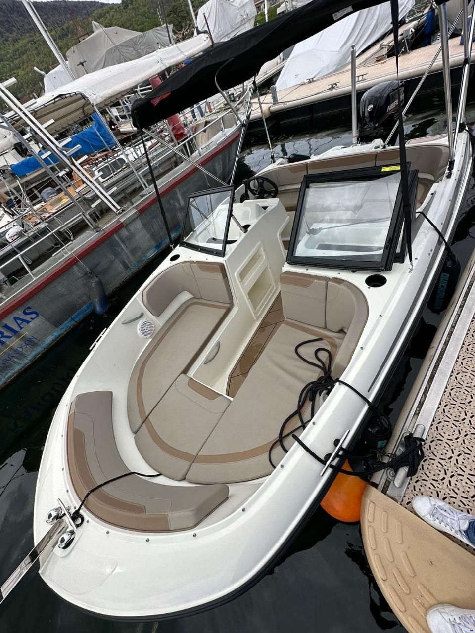 Quicksilver 525 AXESS / Mercury 115 pr&ecirc;t &agrave; naviguer