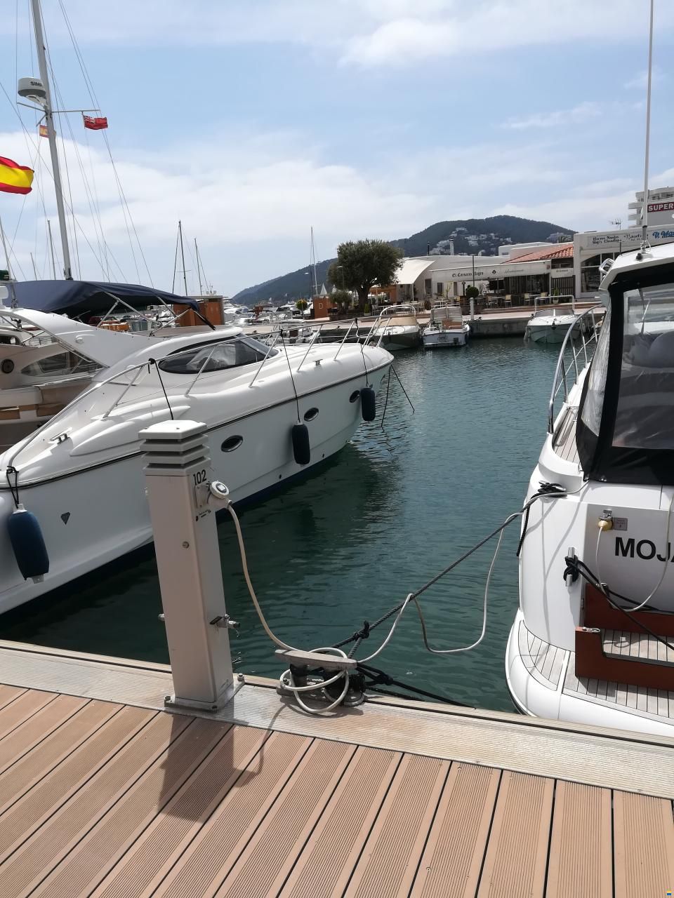 10m Liegeplatz auf Ibiza
