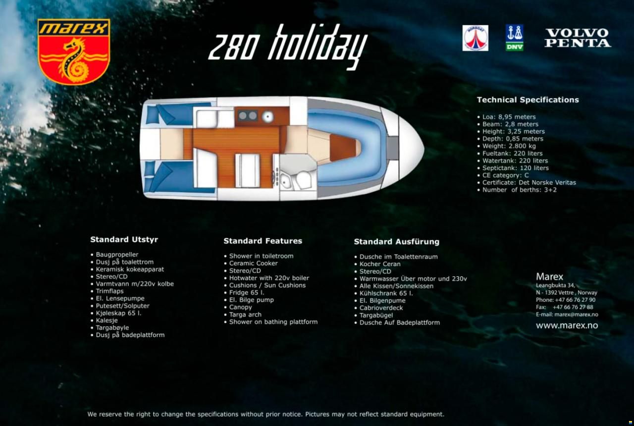 Marex 280 Holiday