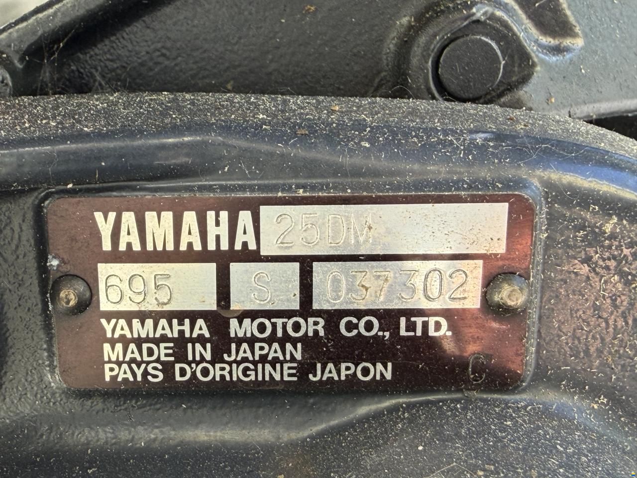 Motorboot mit Yamaha 25 PS Außenborder +