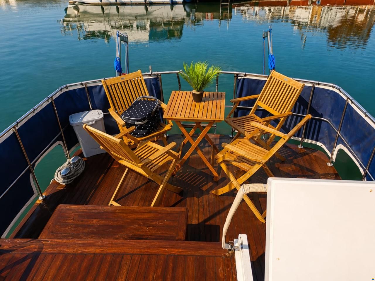Gruno Motoryacht Stahlboot Verdr&auml;nger Fly