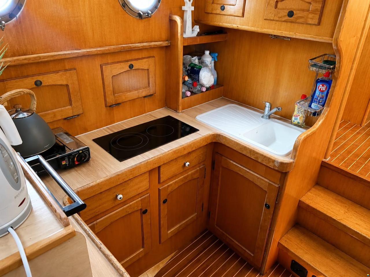 Gruno Motoryacht Stahlboot Verdr&auml;nger Fly