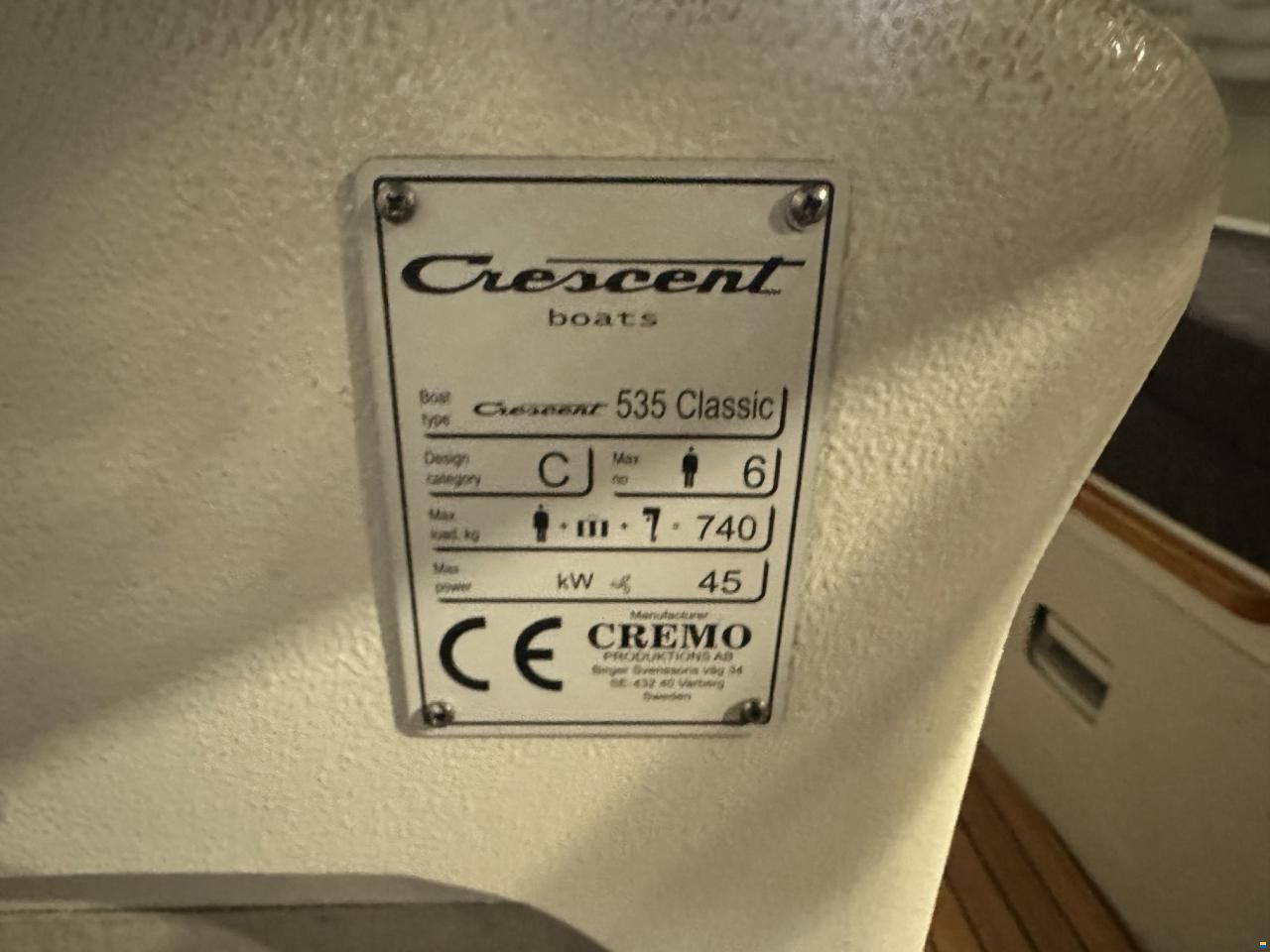 Crescent 535 Classic HT med Yamaha 40 EF