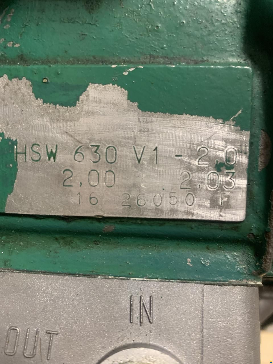 Volvo Penta HSW 630 V1