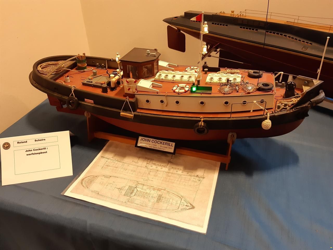 John Cockerill 1945 Custom woonboot