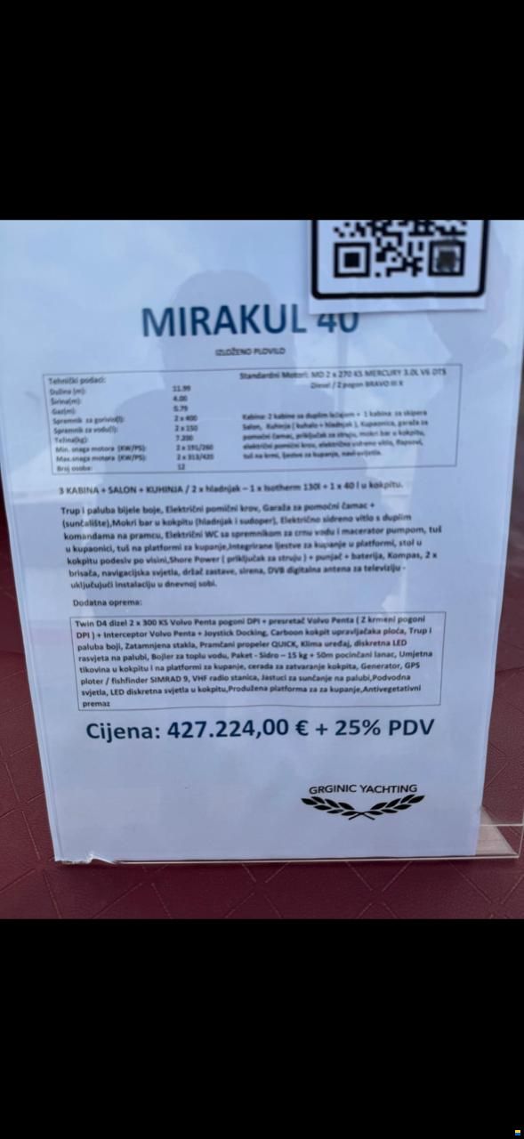 Grginic Mirakul 40