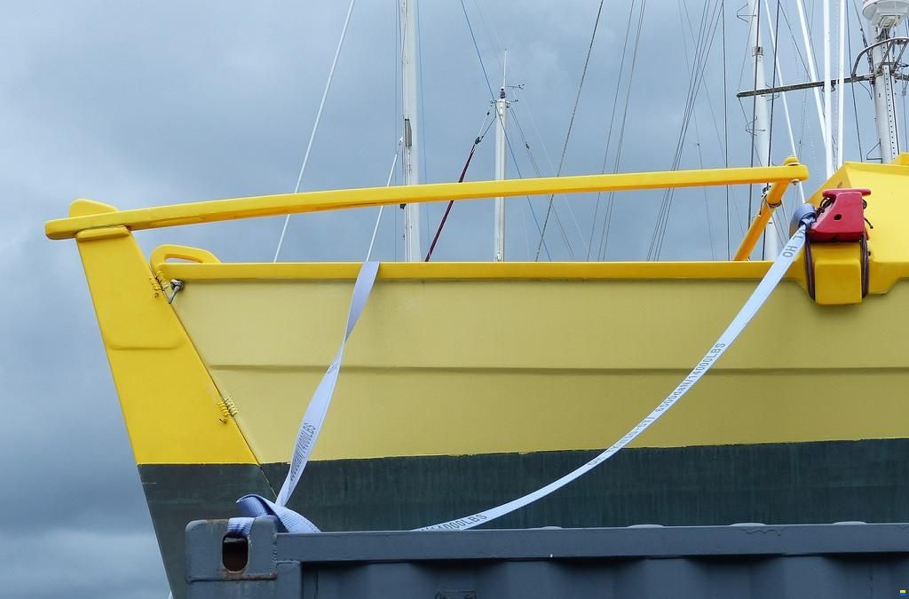 Amateur Wharram Tiki 26 catamaran