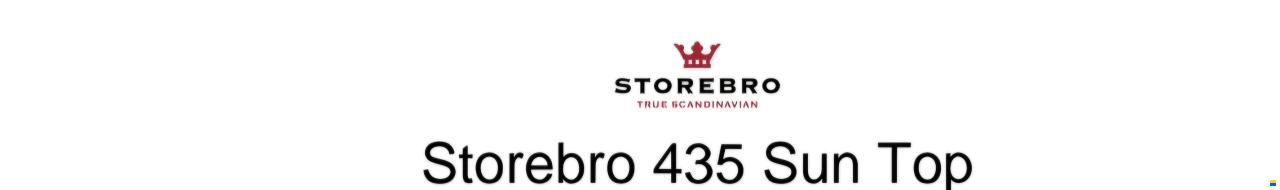 Storebro 435 Sun Top