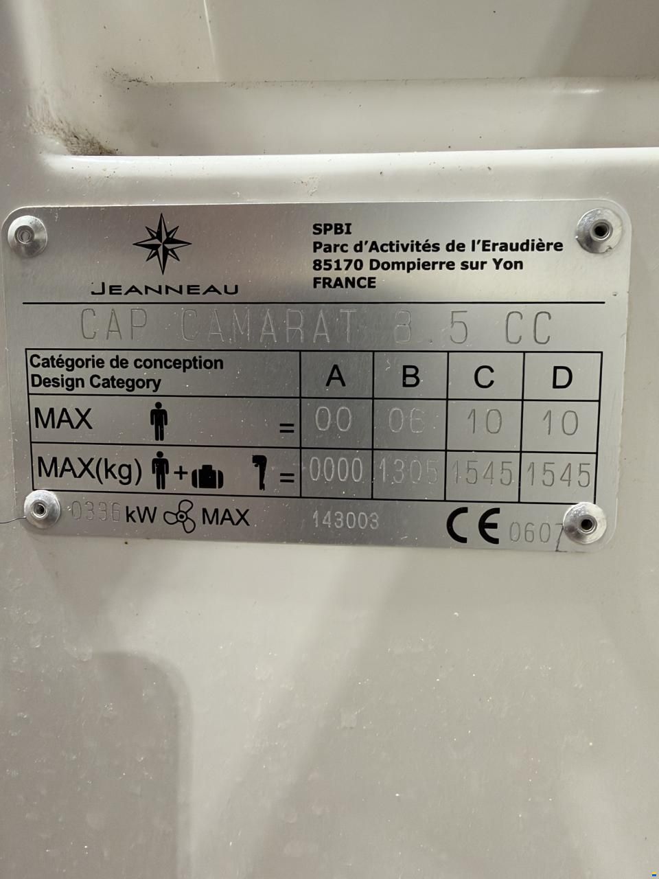 Jeanneau Cap Camarat 8,5 CC