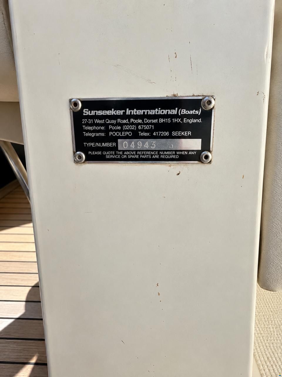 Sunseeker Thunderhawk 43