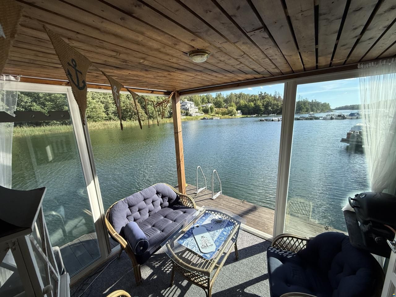 Houseboat in Stockholm / Sweden