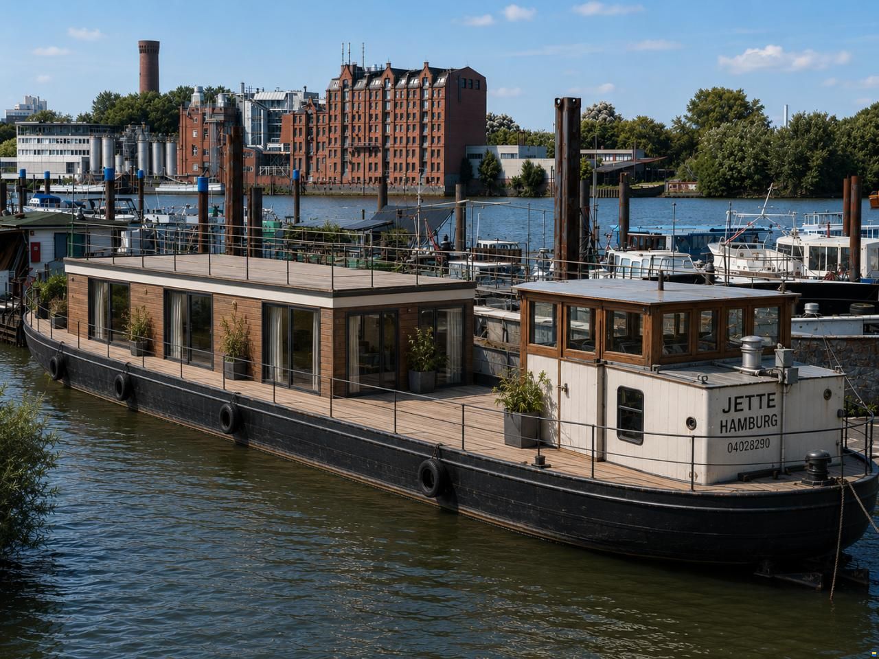 Jette 37m Tankschiff / Wohnschiff