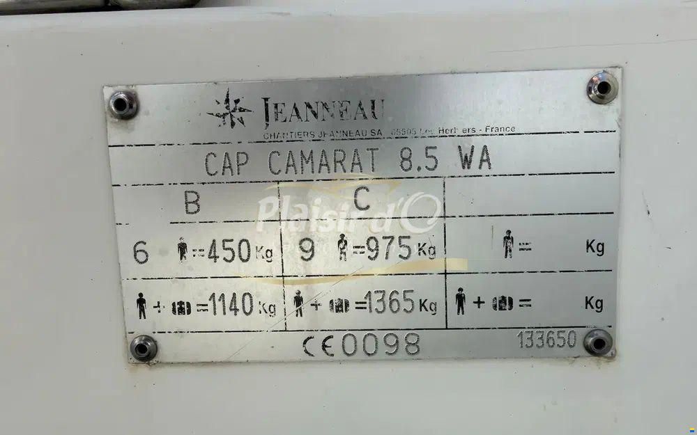 Jeanneau Cap Camarat 8.5 WA