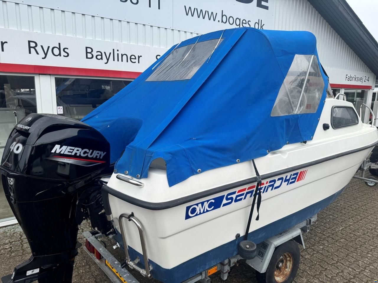 Ryds 435 FC - SeaBird 43 med ny 40 hk Mercury