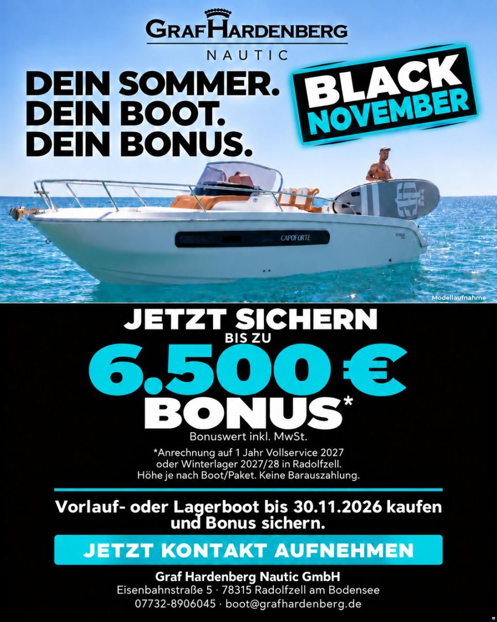 Sea Ray 230 SDX OE BR mit 1 x O.CT 250 PS Au&szlig;enb