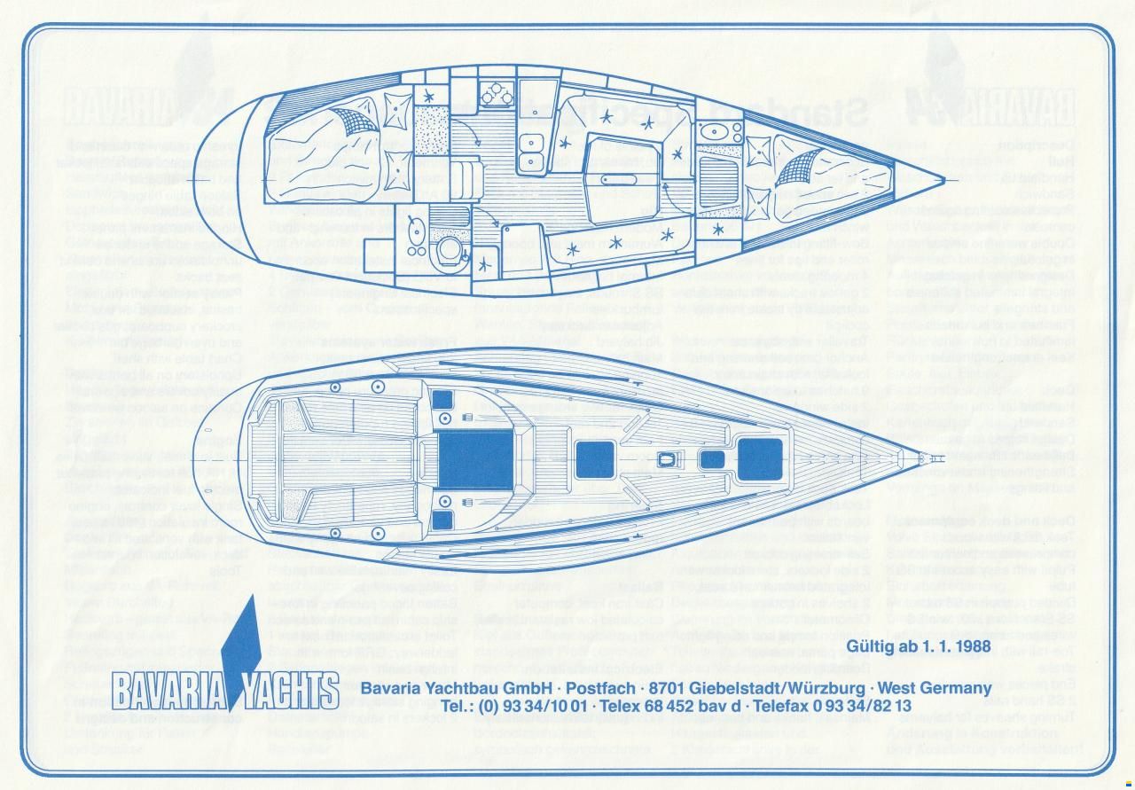 Bavaria 34 (1987) mit Flachkiel