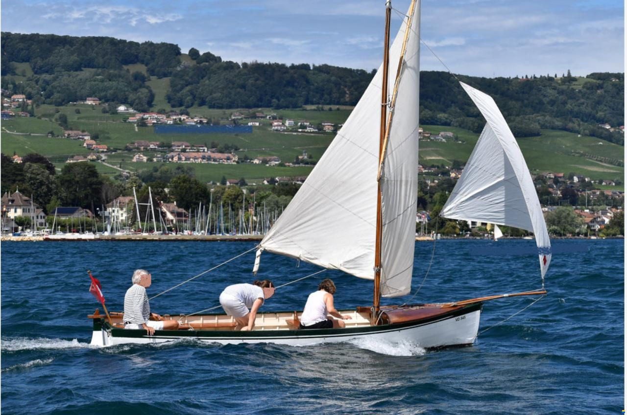 p&ecirc;che-promenade. Voile au tiers