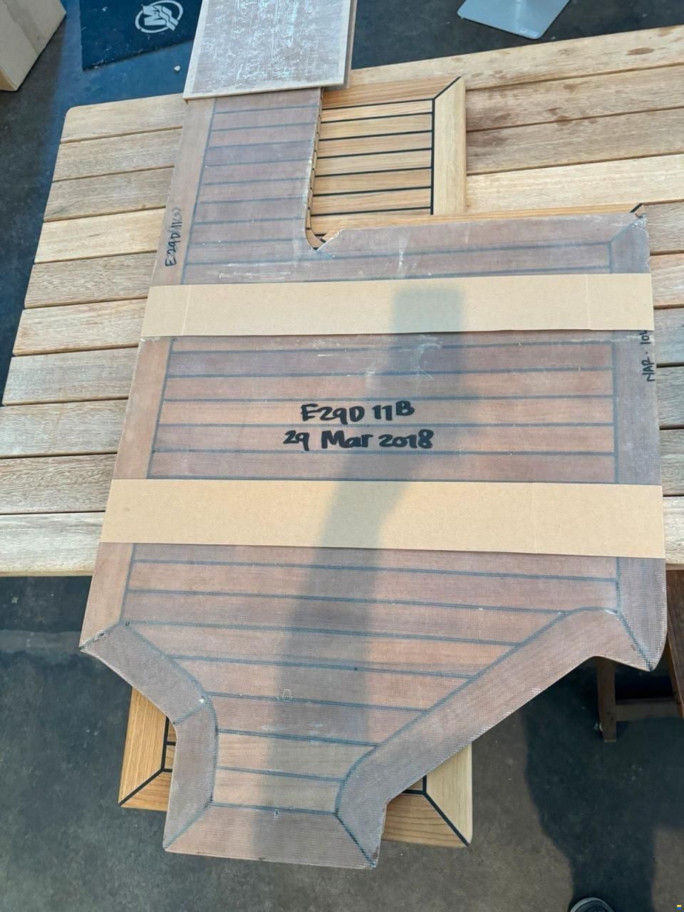 Sea Ray Teak BADEPLATTFORM