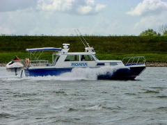 12m Streifenboot der Wasserschutzpolizei