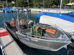 Arbeitsboot aus Aluminium