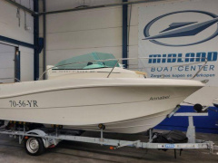 Jeanneau Merry Fisher 585 met Suzuki DF90A en tra