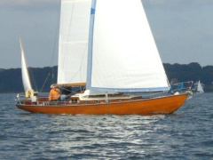 Klassische Holz Segelyacht