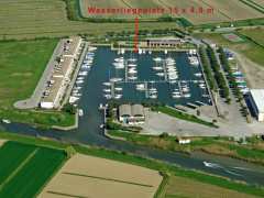 Bootsliegeplatz in Marina di Aquileia
