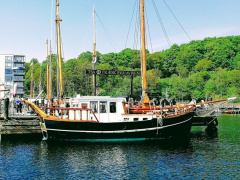 wooden boat - Jagt Ketch Rigged