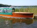Swiss Craft Mahagoni Backdeck-Runabout "LIDO" Motorboot-Klassiker