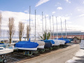 Winterlager im Freien Stellplatz