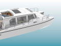 Bader BB37 Motorcatamaran Wohnboot