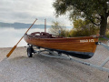 Stehruderboot Mahagoni Bateau à rame