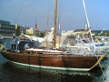 Builder Mahagoni Plattgatter Klassische Segelyacht