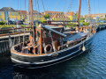 Galeasen "HAABET" af Holb&aelig;k fra 1906 Klassiska segelyachter