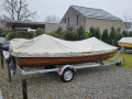 Labhart Mahagoni Motorschiff Code 604 Bateau à rame