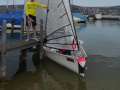 White Formula 474cm Sailing Dinghy
