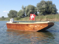 Holzboot in Weidlingsform-Matter Bootbau Sportboot