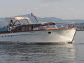 Swiss Craft Sedan Express Cruiser 9.6m Motorboot-Klassiker