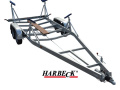 Harbeck - Segelboottrailer 2000kg - versch. Tief Eenassig