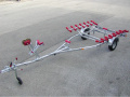 Harbeck 550kg Schlauchboottrailer - Rollenbahn Eenassig