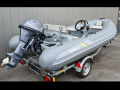 ZAR mini LUX13 GREYLINE + YAMAHA 15 PS Neumática plegable