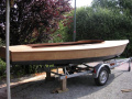 Kielzugvogel Holz Jolle