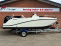 Quicksilver 555 Open m/Mercury F150 hk EFI 4-takt og Cabin cruiser