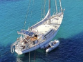 Brown Bluewater 49 Yate a vela