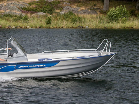 Linder Sportsman 445 MAX + Garmin 9" GPS blank